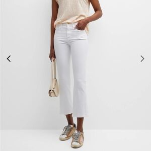 FRAME Blanche Crop Mjni Boot denim